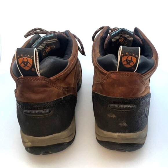 Women’s Waterproof Hiking Outdoor Brown Leather ARIAT Boots 9B - Picture 16 of 16